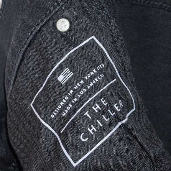 AYR Women's size 27 The CHILLER Denim Jeans Skinny ankle fray crop - Picture 7 of 12